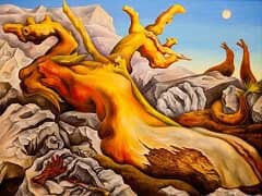 Symbolic Landscape by Diego Rivera