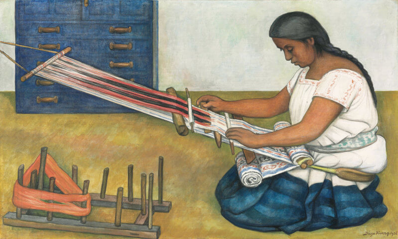 The Weaver, 1936 by Diego Rivera